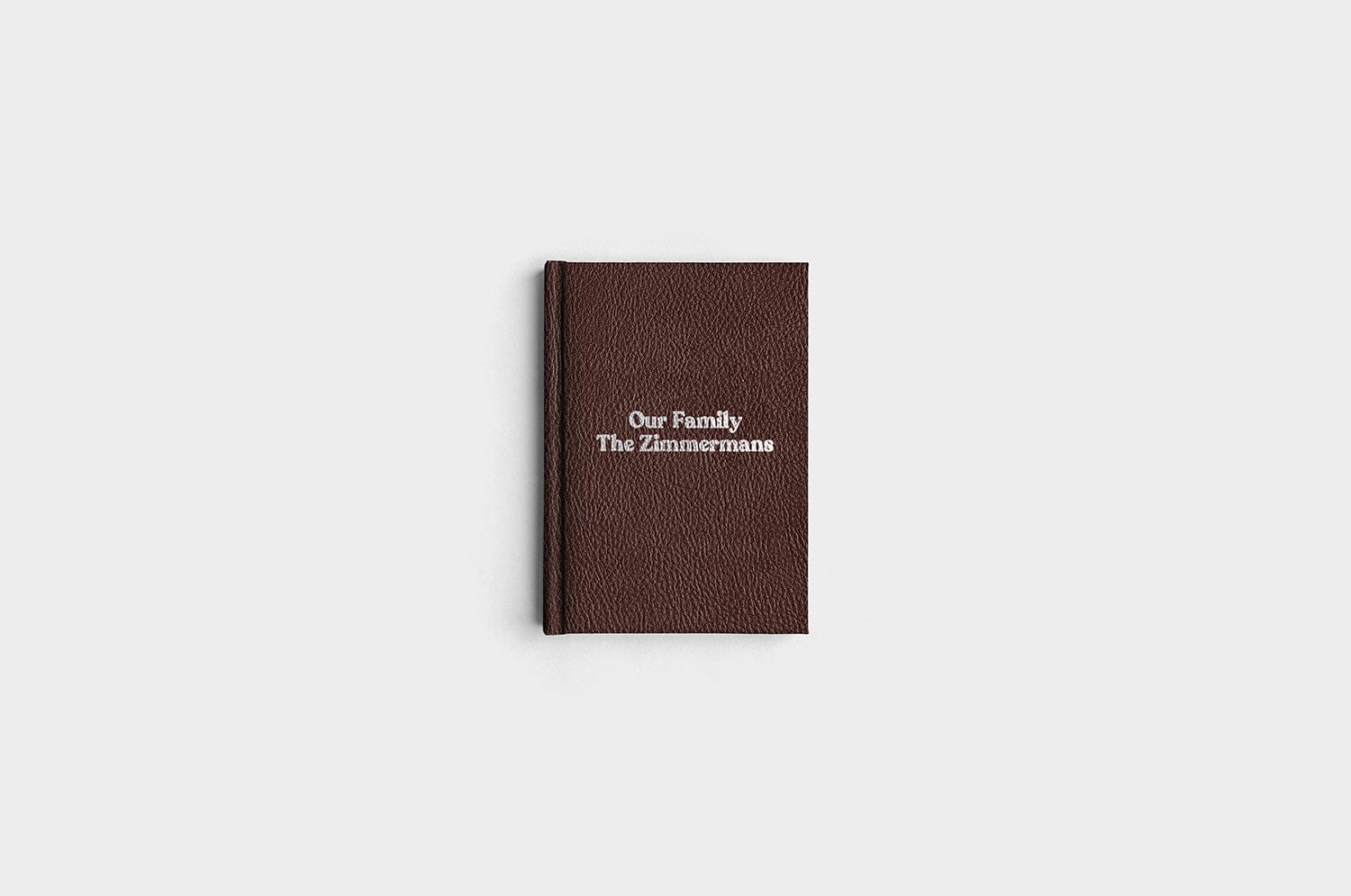 Photo Book Leather Cover- Chocolate - Image 2