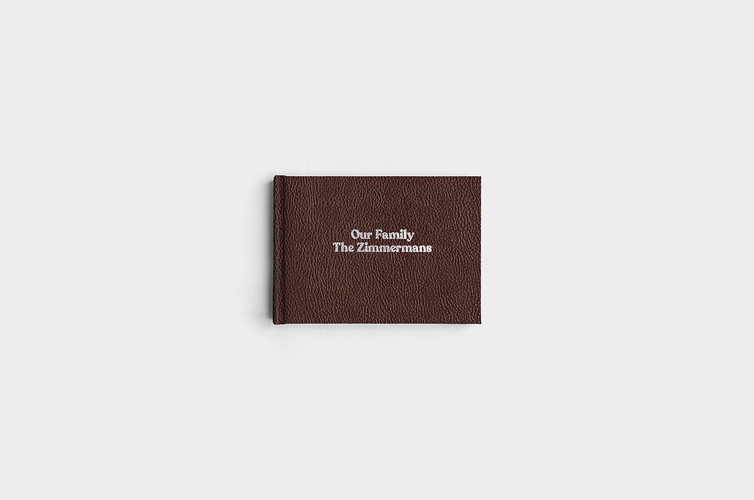 Photo Book Leather Cover- Chocolate - Image 3