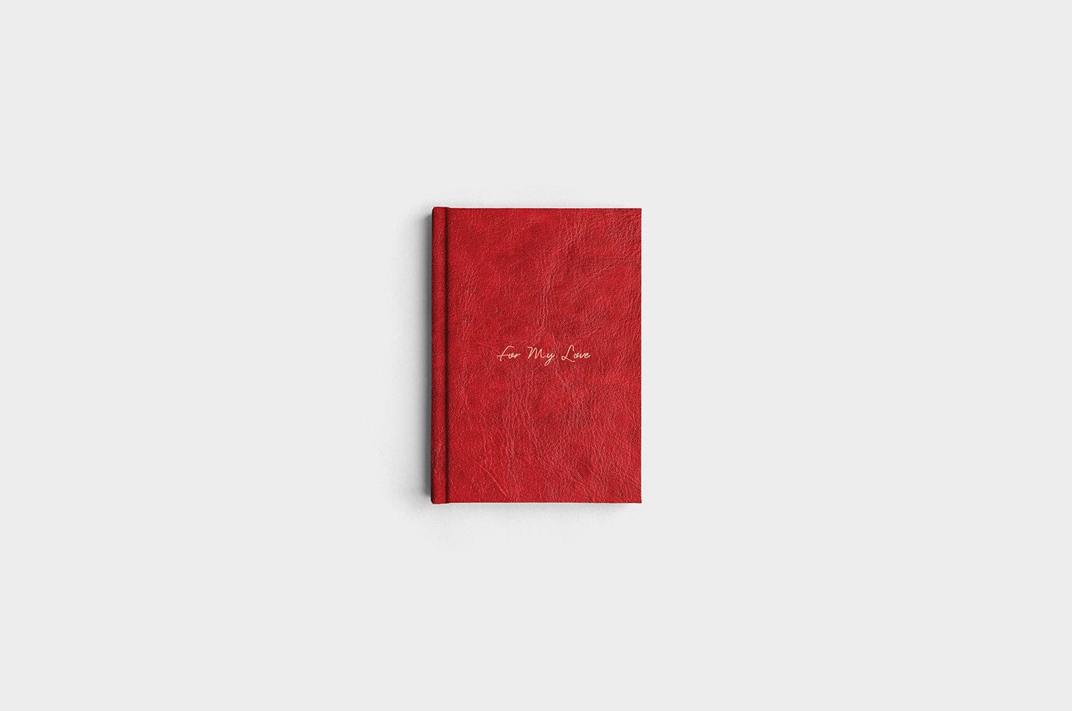 Photo Book Leather Cover- Cranberry - Image 2