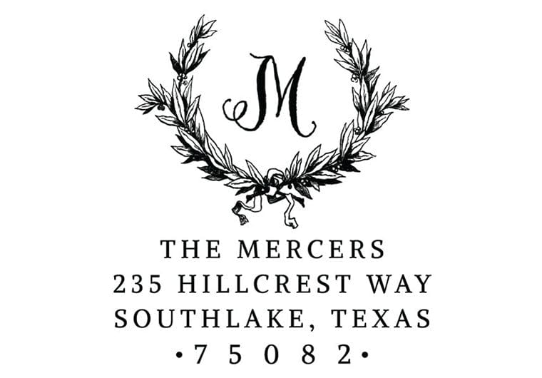 Christmas Holly Holiday Address - Image 5