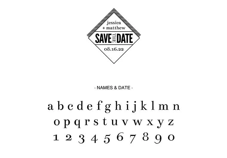 Diamond Save The Date - Image 4