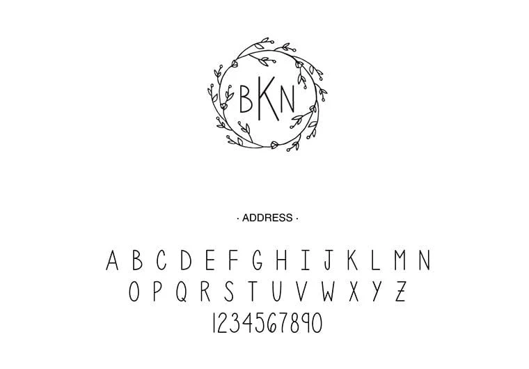 Modern Branch Monogram - Image 4