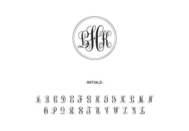 Script Circle Monogram - Image 4