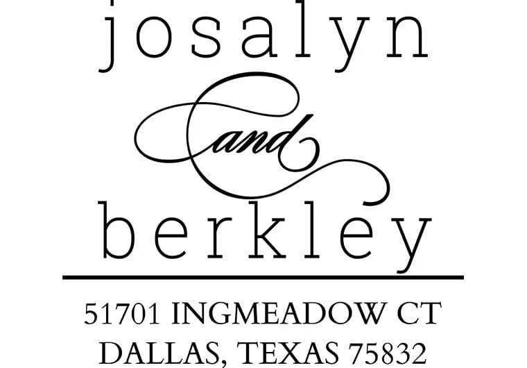 Scripty Couple Address - Image 4