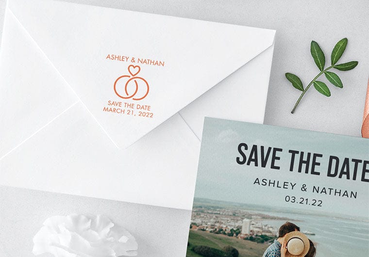 Wedding Rings Save The Date - Image 2