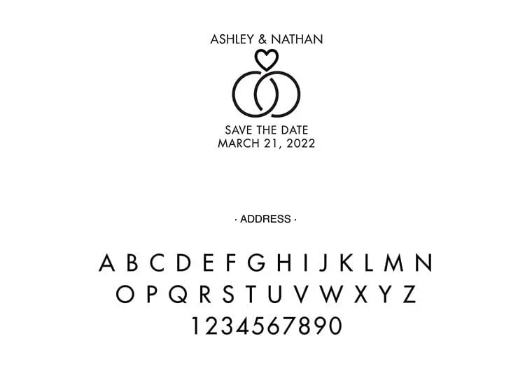 Wedding Rings Save The Date - Image 4