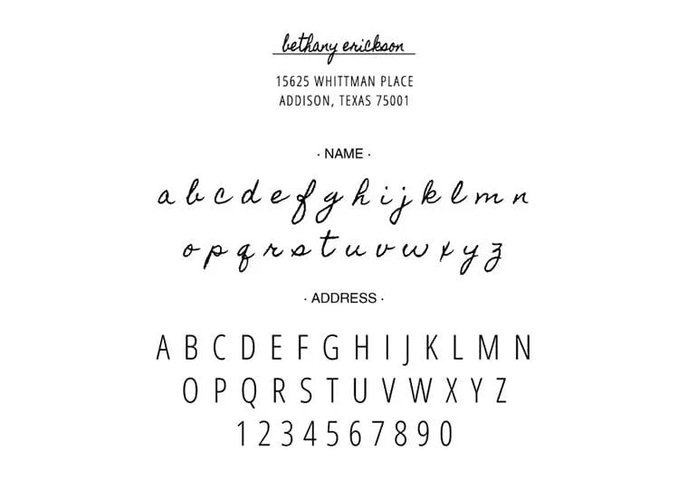 Whimsical Name Address - Image 5