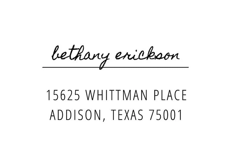 Whimsical Name Address - Image 6